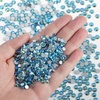 image:imageBeadsland Flatback Rhinestones Bulk14400pcs Crystal AB Rhinestones for Nails Crafts Clothes DIY Decoration Crystal AB SS20 4648mmAquamarine AB