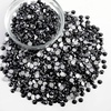 image:imageBeadsland Flatback Rhinestones Bulk14400pcs Crystal AB Rhinestones for Nails Crafts Clothes DIY Decoration Crystal AB SS20 4648mmBlack