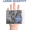 image:imageBeadsland Flatback Rhinestones Bulk14400pcs Crystal AB Rhinestones for Nails Crafts Clothes DIY Decoration Crystal AB SS20 4648mmBlack Diamond