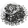 image:imageBeadsland Flatback Rhinestones Bulk14400pcs Crystal AB Rhinestones for Nails Crafts Clothes DIY Decoration Crystal AB SS20 4648mmBlack Diamond