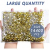 image:imageBeadsland Flatback Rhinestones Bulk14400pcs Crystal AB Rhinestones for Nails Crafts Clothes DIY Decoration Crystal AB SS20 4648mmCitrineLemon Yellow