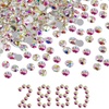 image:imageBeadsland Flatback Rhinestones Bulk14400pcs Crystal AB Rhinestones for Nails Crafts Clothes DIY Decoration Crystal AB SS20 4648mmCrystal AB