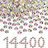 image:imageBeadsland Flatback Rhinestones Bulk14400pcs Crystal AB Rhinestones for Nails Crafts Clothes DIY Decoration Crystal AB SS20 4648mmCrystal AB