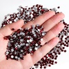 image:imageBeadsland Flatback Rhinestones Bulk14400pcs Crystal AB Rhinestones for Nails Crafts Clothes DIY Decoration Crystal AB SS20 4648mmDark Siam