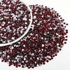 image:imageBeadsland Flatback Rhinestones Bulk14400pcs Crystal AB Rhinestones for Nails Crafts Clothes DIY Decoration Crystal AB SS20 4648mmDark Siam