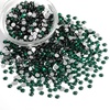 image:imageBeadsland Flatback Rhinestones Bulk14400pcs Crystal AB Rhinestones for Nails Crafts Clothes DIY Decoration Crystal AB SS20 4648mmEmerald