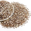 image:imageBeadsland Flatback Rhinestones Bulk14400pcs Crystal AB Rhinestones for Nails Crafts Clothes DIY Decoration Crystal AB SS20 4648mmGolden Shadow