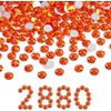 image:imageBeadsland Flatback Rhinestones Bulk14400pcs Crystal AB Rhinestones for Nails Crafts Clothes DIY Decoration Crystal AB SS20 4648mmHyacinthOrange