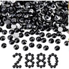 image:imageBeadsland Flatback Rhinestones Bulk14400pcs Crystal AB Rhinestones for Nails Crafts Clothes DIY Decoration Crystal AB SS20 4648mmJet Hematite