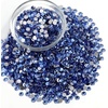 image:imageBeadsland Flatback Rhinestones Bulk14400pcs Crystal AB Rhinestones for Nails Crafts Clothes DIY Decoration Crystal AB SS20 4648mmLight Sapphire