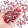 image:imageBeadsland Flatback Rhinestones Bulk14400pcs Crystal AB Rhinestones for Nails Crafts Clothes DIY Decoration Crystal AB SS20 4648mmLight Siam