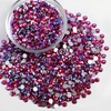 image:imageBeadsland Flatback Rhinestones Bulk14400pcs Crystal AB Rhinestones for Nails Crafts Clothes DIY Decoration Crystal AB SS20 4648mmLight Siam AB