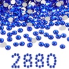 image:imageBeadsland Flatback Rhinestones Bulk14400pcs Crystal AB Rhinestones for Nails Crafts Clothes DIY Decoration Crystal AB SS20 4648mmSapphire
