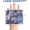 image:imageBeadsland Flatback Rhinestones Bulk14400pcs Crystal AB Rhinestones for Nails Crafts Clothes DIY Decoration Crystal AB SS20 4648mmSapphire