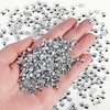 image:imageBeadsland Flatback Rhinestones Bulk14400pcs Crystal AB Rhinestones for Nails Crafts Clothes DIY Decoration Crystal AB SS20 4648mmSilver Hematite