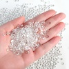 image:imageBeadsland Flatback Rhinestones Bulk14400pcs Crystal AB Rhinestones for Nails Crafts Clothes DIY Decoration Crystal AB SS20 4648mmTransparent