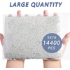 image:imageBeadsland Flatback Rhinestones Bulk14400pcs Crystal AB Rhinestones for Nails Crafts Clothes DIY Decoration Crystal AB SS20 4648mmTransparent