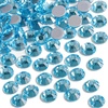 image:imageBeadsland Hotfix Rhinestones 1440pcs Flatback Crystal Rhinestones for Crafts Clothes DIY Decorations Light Siam AB SS12 3032mmAquamarine