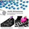 image:imageBeadsland Hotfix Rhinestones 1440pcs Flatback Crystal Rhinestones for Crafts Clothes DIY Decorations Light Siam AB SS12 3032mmCapri Blue