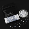 image:imageBeadsland Hotfix Rhinestones 1440pcs Flatback Crystal Rhinestones for Crafts Clothes DIY Decorations Light Siam AB SS12 3032mmChalk White