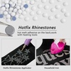 image:imageBeadsland Hotfix Rhinestones 1440pcs Flatback Crystal Rhinestones for Crafts Clothes DIY Decorations Light Siam AB SS12 3032mmChalk White
