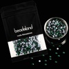 image:imageBeadsland Hotfix Rhinestones 1440pcs Flatback Crystal Rhinestones for Crafts Clothes DIY Decorations Light Siam AB SS12 3032mmEmerald