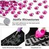 image:imageBeadsland Hotfix Rhinestones 1440pcs Flatback Crystal Rhinestones for Crafts Clothes DIY Decorations Light Siam AB SS12 3032mmFuchsia