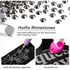 image:imageBeadsland Hotfix Rhinestones 1440pcs Flatback Crystal Rhinestones for Crafts Clothes DIY Decorations Light Siam AB SS12 3032mmHematite