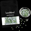 image:imageBeadsland Hotfix Rhinestones 1440pcs Flatback Crystal Rhinestones for Crafts Clothes DIY Decorations Light Siam AB SS12 3032mmLight Green