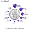 image:imageBeadsland Hotfix Rhinestones 1440pcs Flatback Crystal Rhinestones for Crafts Clothes DIY Decorations Light Siam AB SS12 3032mmPurple Velvet