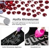 image:imageBeadsland Hotfix Rhinestones 1440pcs Flatback Crystal Rhinestones for Crafts Clothes DIY Decorations Light Siam AB SS12 3032mmSiam