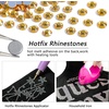 image:imageBeadsland Hotfix Rhinestones 1440pcs Flatback Crystal Rhinestones for Crafts Clothes DIY Decorations Light Siam AB SS12 3032mmTopaz