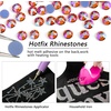 image:imageBeadsland Hotfix Rhinestones 1440pcs Flatback Crystal Rhinestones for Crafts Clothes DIY Decorations Light Siam AB SS12 3032mmTopaz AB