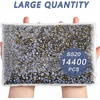 image:imageBeadsland Hotfix Rhinestones Bulk 14400PCS Crystal Hot Fix Rhinestones for Crafts Clothes DIY Decoration Crystal SS20 4648mmAurum