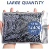 image:imageBeadsland Hotfix Rhinestones Bulk 14400PCS Crystal Hot Fix Rhinestones for Crafts Clothes DIY Decoration Crystal SS20 4648mmBlack