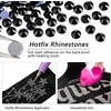 image:imageBeadsland Hotfix Rhinestones Bulk 14400PCS Crystal Hot Fix Rhinestones for Crafts Clothes DIY Decoration Crystal SS20 4648mmBlack