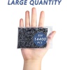 image:imageBeadsland Hotfix Rhinestones Bulk 14400PCS Crystal Hot Fix Rhinestones for Crafts Clothes DIY Decoration Crystal SS20 4648mmBlack