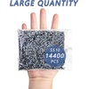 image:imageBeadsland Hotfix Rhinestones Bulk 14400PCS Crystal Hot Fix Rhinestones for Crafts Clothes DIY Decoration Crystal SS20 4648mmBlack Diamond