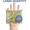 image:imageBeadsland Hotfix Rhinestones Bulk 14400PCS Crystal Hot Fix Rhinestones for Crafts Clothes DIY Decoration Crystal SS20 4648mmCitrineLemon Yellow