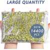image:imageBeadsland Hotfix Rhinestones Bulk 14400PCS Crystal Hot Fix Rhinestones for Crafts Clothes DIY Decoration Crystal SS20 4648mmCitrineLemon Yellow