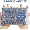 image:imageBeadsland Hotfix Rhinestones Bulk 14400PCS Crystal Hot Fix Rhinestones for Crafts Clothes DIY Decoration Crystal SS20 4648mmCrystal