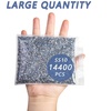image:imageBeadsland Hotfix Rhinestones Bulk 14400PCS Crystal Hot Fix Rhinestones for Crafts Clothes DIY Decoration Crystal SS20 4648mmCrystal