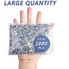 image:imageBeadsland Hotfix Rhinestones Bulk 14400PCS Crystal Hot Fix Rhinestones for Crafts Clothes DIY Decoration Crystal SS20 4648mmCrystal