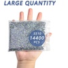 image:imageBeadsland Hotfix Rhinestones Bulk 14400PCS Crystal Hot Fix Rhinestones for Crafts Clothes DIY Decoration Crystal SS20 4648mmCrystal Ab