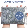 image:imageBeadsland Hotfix Rhinestones Bulk 14400PCS Crystal Hot Fix Rhinestones for Crafts Clothes DIY Decoration Crystal SS20 4648mmCrystal Ab