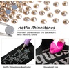 image:imageBeadsland Hotfix Rhinestones Bulk 14400PCS Crystal Hot Fix Rhinestones for Crafts Clothes DIY Decoration Crystal SS20 4648mmGolden Shadow