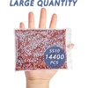 image:imageBeadsland Hotfix Rhinestones Bulk 14400PCS Crystal Hot Fix Rhinestones for Crafts Clothes DIY Decoration Crystal SS20 4648mmHyacinthOrange