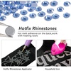 image:imageBeadsland Hotfix Rhinestones Bulk 14400PCS Crystal Hot Fix Rhinestones for Crafts Clothes DIY Decoration Crystal SS20 4648mmLight Sapphire
