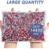 image:imageBeadsland Hotfix Rhinestones Bulk 14400PCS Crystal Hot Fix Rhinestones for Crafts Clothes DIY Decoration Crystal SS20 4648mmLight Siam