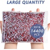 image:imageBeadsland Hotfix Rhinestones Bulk 14400PCS Crystal Hot Fix Rhinestones for Crafts Clothes DIY Decoration Crystal SS20 4648mmLight Siam